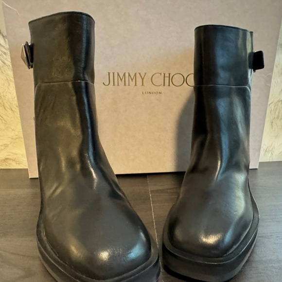 JIMMY CHOO 
Brooklyn Black Leather Boots
Women’s size EU 36 - Picture 3 of 13